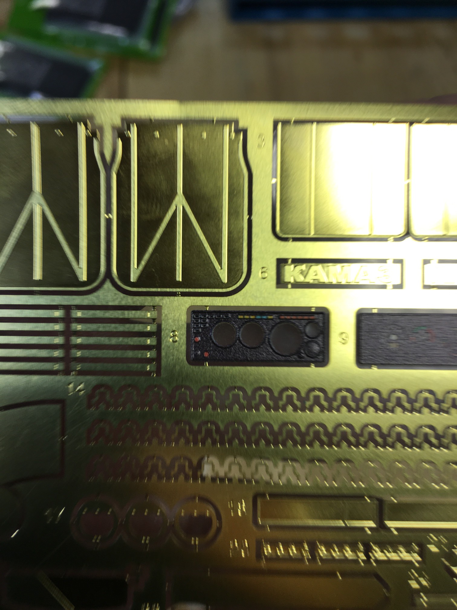 AM3697K Цветное фототравление на КамАЗ-5350 «Мустанг» 3697