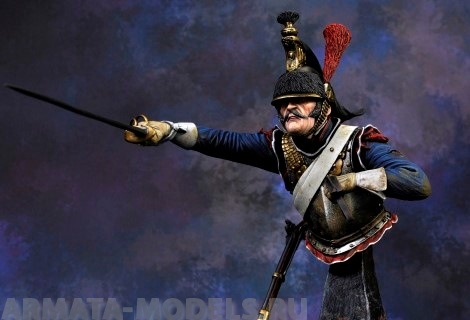 CR-03 Бюст Кирасира 1-ого кирасирского полка. Ватерлоо.1815 г. CGS Military Figures