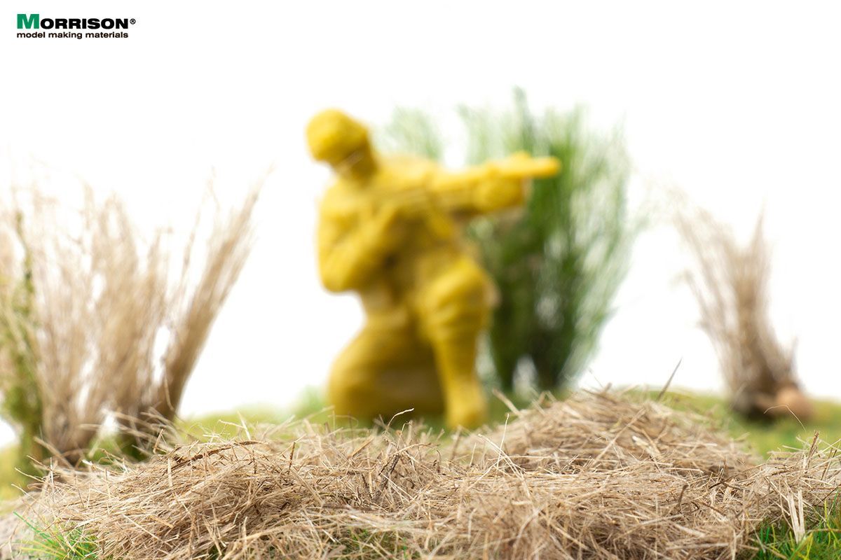 002et054 Трава-волокно для макетирования «Сухая трава» 5 мм.