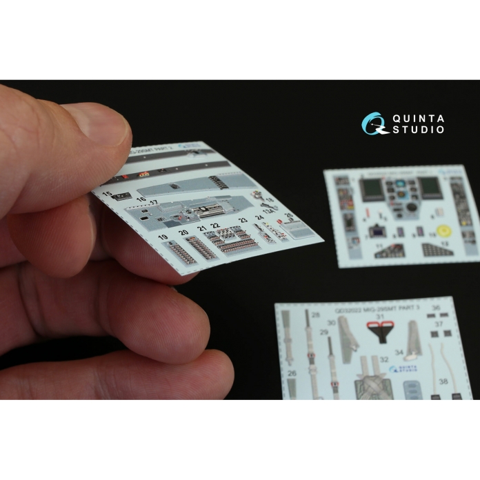 QD32022 1/32 3D Декаль интерьера кабины МиГ-29СМТ (для модели Trumpeter)