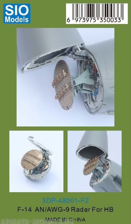 3DP-48001-F2AMK F-14A/B AWG-9 Radar for HB