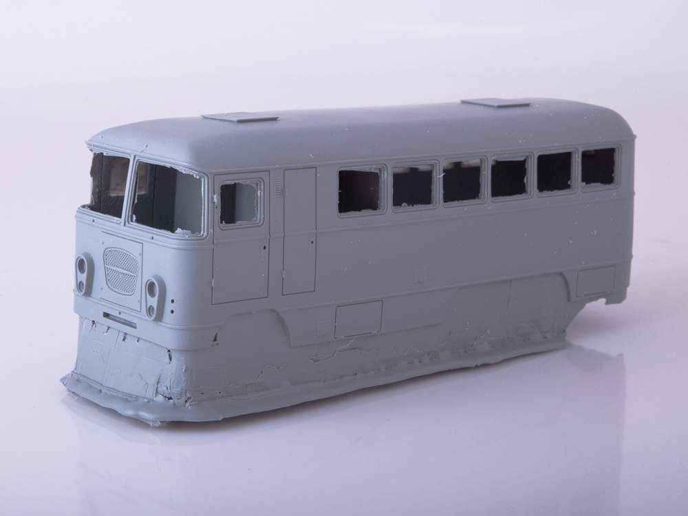 1415AVD Сборная модель Штабной автобус Прогресс-7 AVD Models