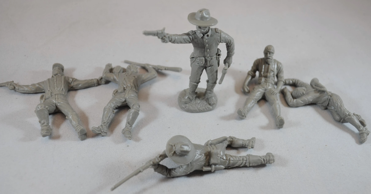 TSSD17 Фигуры Dismounted Cavalry with Casualties  (12 x 1/32 figures) TSSD