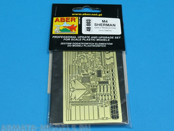 ABR-48 003  Дополнения для  M4 Sherman Early production для Tamiya 1/48