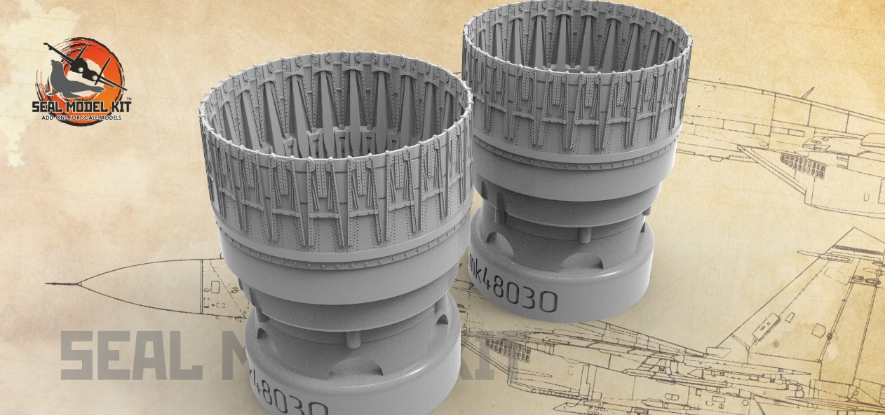 smk48030 Сопла для истребителя Phantom F-4B (тамия)