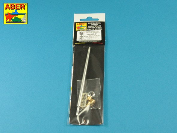 ABR-35-L-125  Дополнения для  Barrel for German 8,8cm Kw.K 43 (L/71) gun used on VK4502 (P) & Tiger B Porsche-Turm  для Hobby Boss, Dragon 1/35