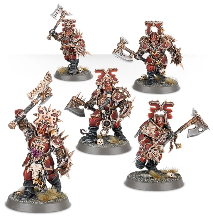 70-81 Набор Начни Собирать! Связанные Кровью Кхорна. Орда Кровавых Клинков (Start Collecting! Khorne Bloodbound Goreblade Warband)