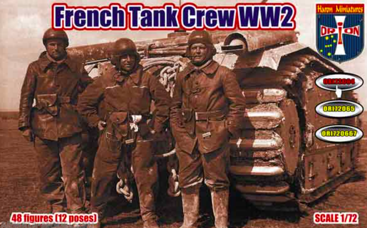 ORI72064 Фигуры WWII French Tank Crew Orion