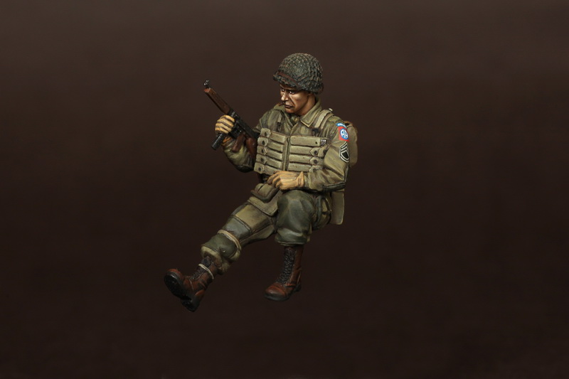 35116SOGA Sergeant US Airborne  Division for jeep. Normandy, 1944. SOGA Miniatures