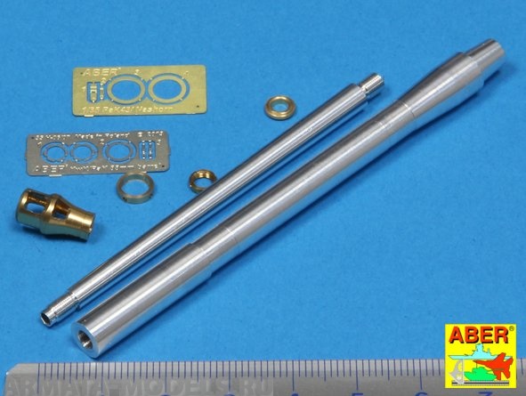 ABR-35-L-152  Дополнения для  Barrel for German A/T Self Propeled Gun “Nashorn” with 8,8cm Pak 43/1 L/71  для Tamiya 1/35