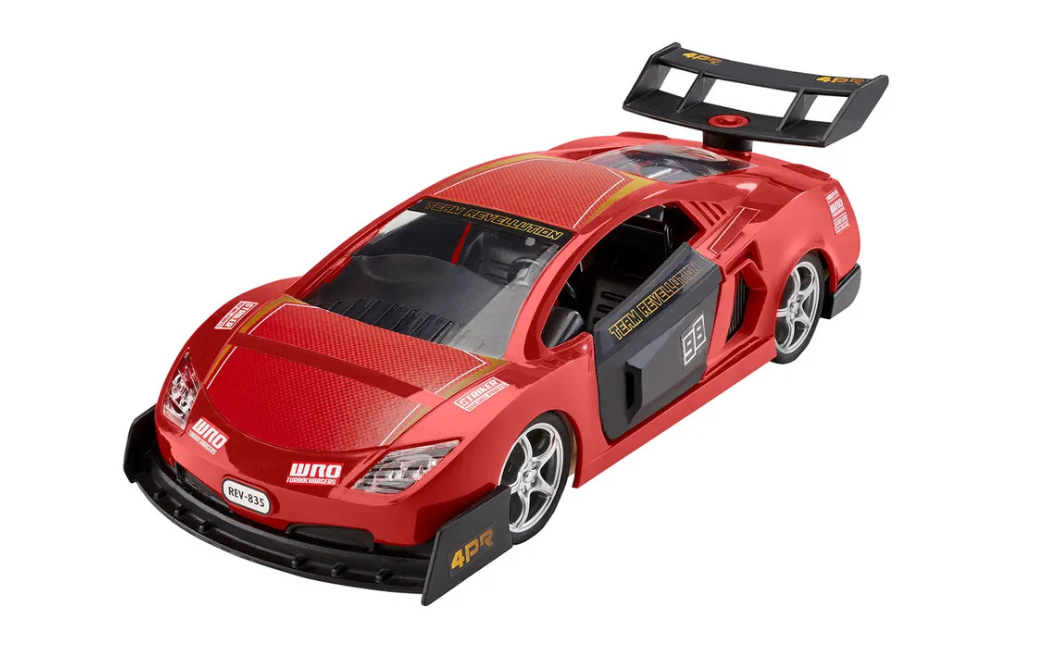 00835RE Гоночный автомобиль JUNIOR KIT Pull Back Racing Car, красный Revell