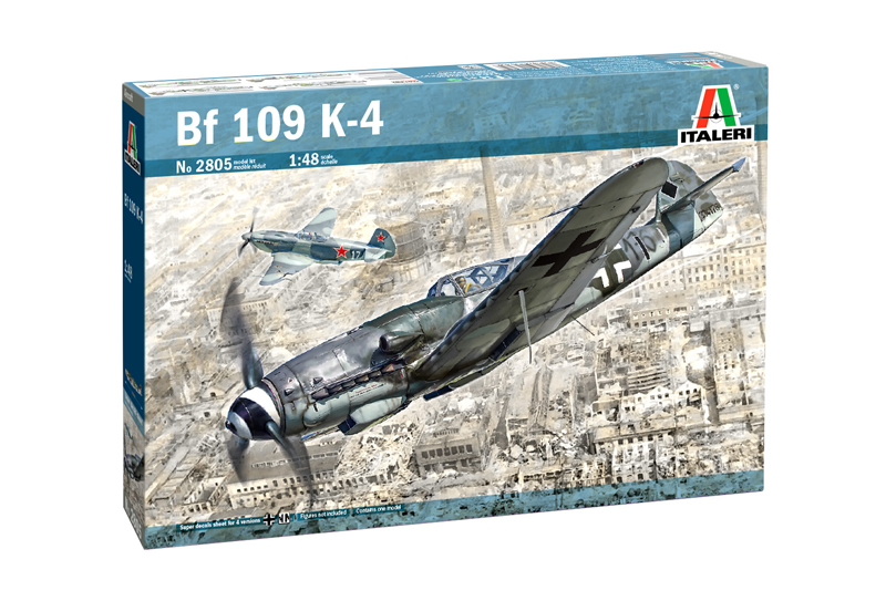 2805ИТ MESSERSCHMITT Bf-109 K4 (10013160/241120/0671781, КОРЕЯ, РЕСПУБЛИКА) Italeri