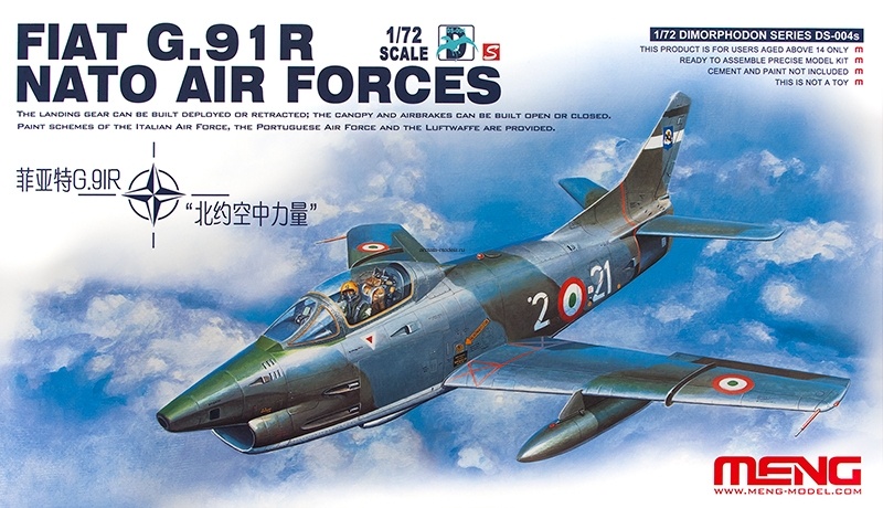 DS-004s FIAT G.91 R NATO AIR FORCES 1/72