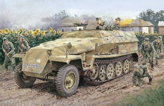 6187Д Бронетранспортер Sd.Kfz.251/1 Ausf. C Dragon