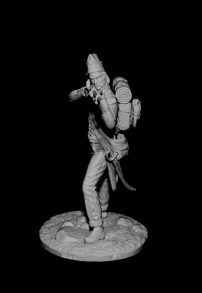 CHM-54130. Гренадер линейных пехотных полубригад, Франция 1794-1801 гг. 54 мм. Материал - смола. Chronos Miniatures