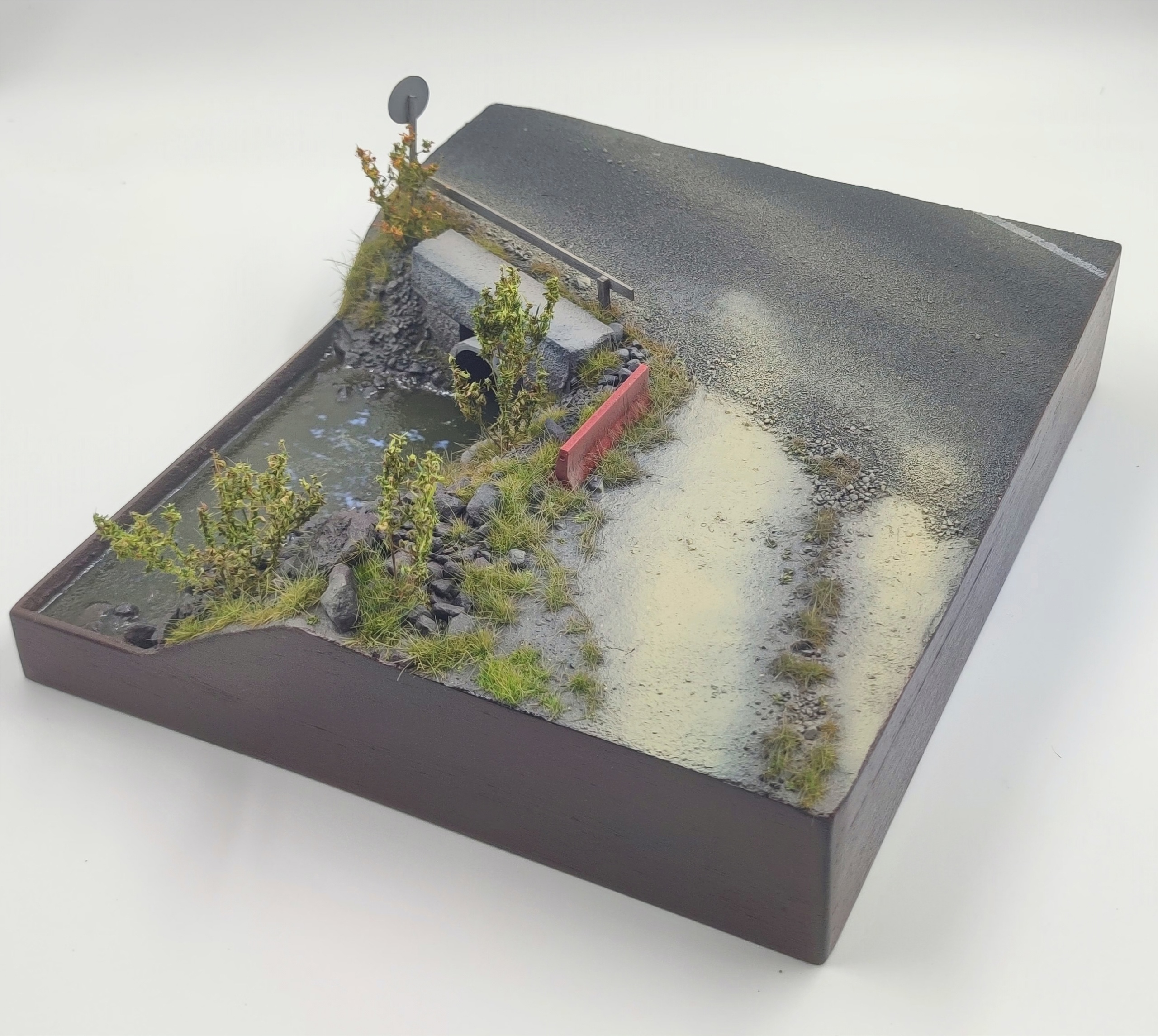 HE-35148 Диорама Съезд с дороги