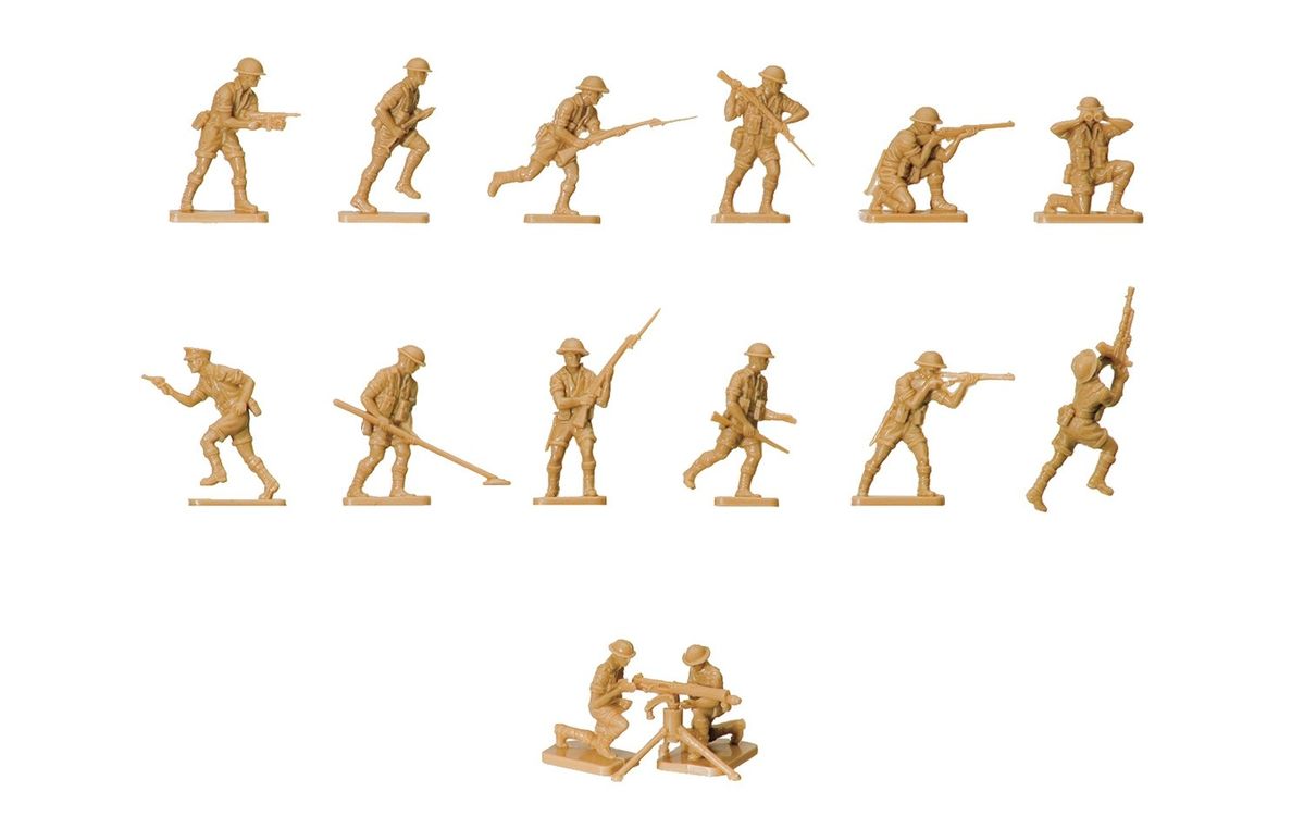 A00709 Набор фигур  WWII British 8th Army Airfix