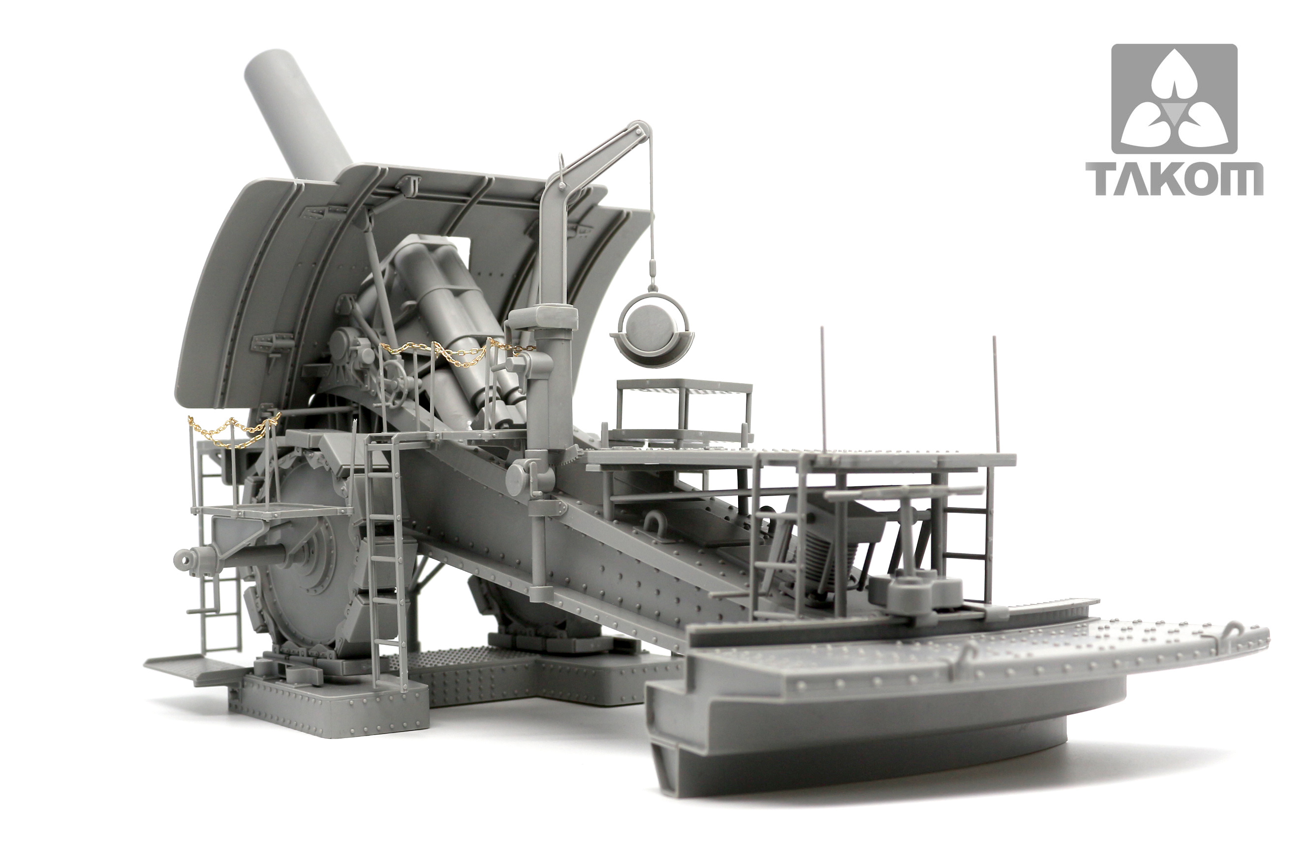 2035Т Немецкая 420mm Осадная гаубица Большая Берта Takom