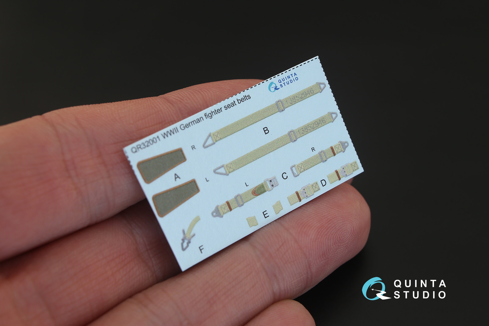 QD32029 1/32 3D Декаль интерьера кабины Bf 109G-6 (для модели Revell) Quinta Studio