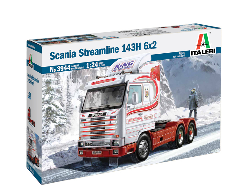 3944ИТ  ГРУЗОВИК SCANIA Streaimline 143H 6x2 Italeri
