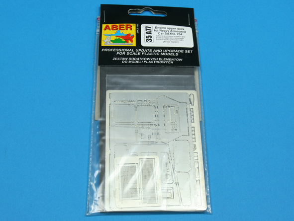 ABR-35-A77  Дополнения для  Engine upper deck for Heavy Armoured Car Sd.Kfz. 234 для Italieri 1/35
