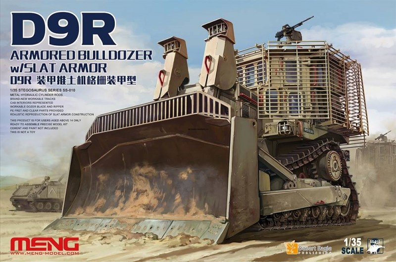 SS-010   D9R ARMORED BULLDOZER w/SLAT ARMOR