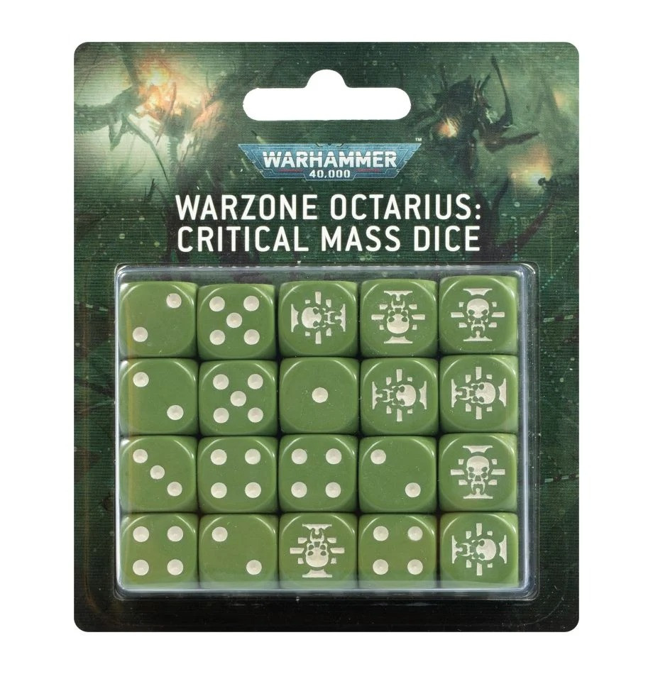 40-28GW Набор кубиков "Сектор Октариус Критическая Масса" (WH40K: Warzone Octarius Critical Mass Dice)
