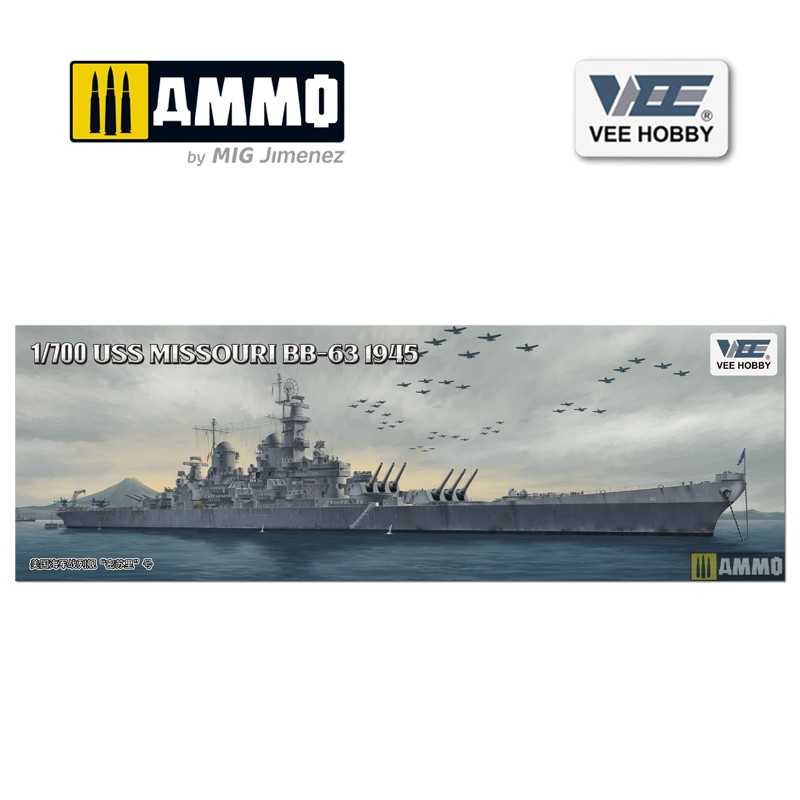 V57003 Сборная модель USS Missouri BB-63 1945.9 (Standard Edition) VEE HOBBY