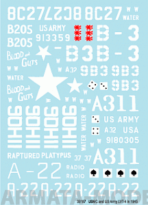 35187BIS Декаль LVT-4 Amtracs on Okinawa
