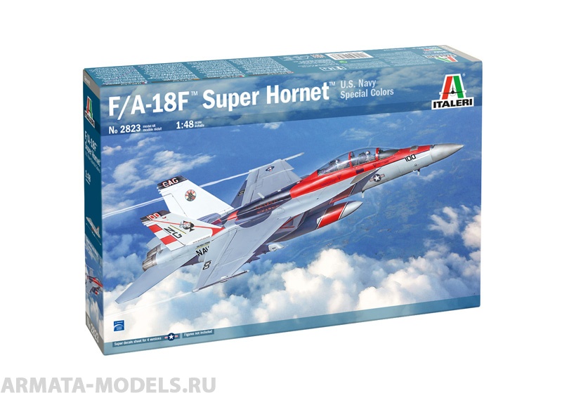 2823ИТ Самолет F/A-18F SUPER HORNET (10013160/011122/3526709, ИТАЛИЯ) Italeri