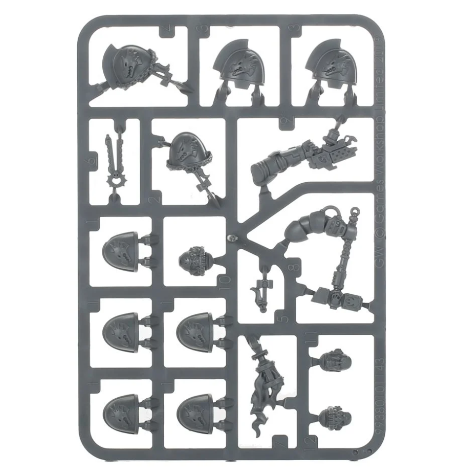 55-16GW Набор улучшений для Примарисов ордена Саламандр (Salamanders Primaris Upgrades and Transfers)