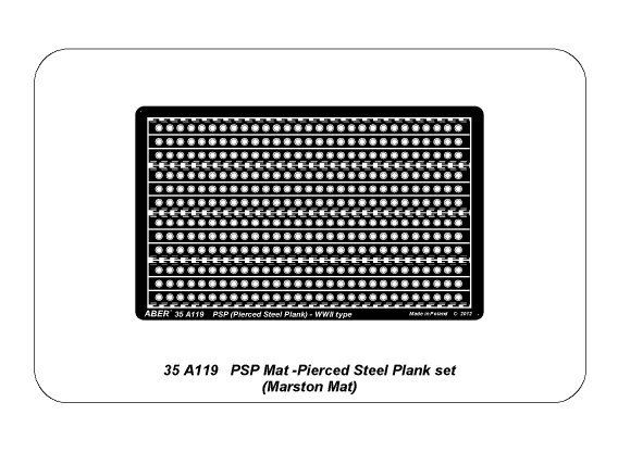 ABR-35-A119  Дополнения для  PSP (Pierced steel planks) set для любых моделей 1/35
