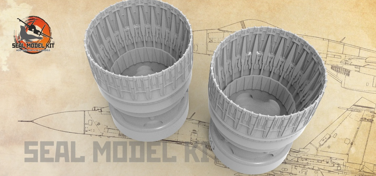 smk48030 Сопла для истребителя Phantom F-4B (тамия)