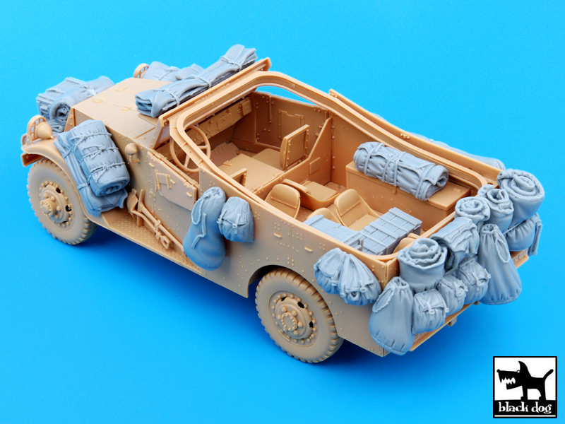 T35049 Конверсионный набор US M3A1 Scout Car for Hobby Boss (Black dog)