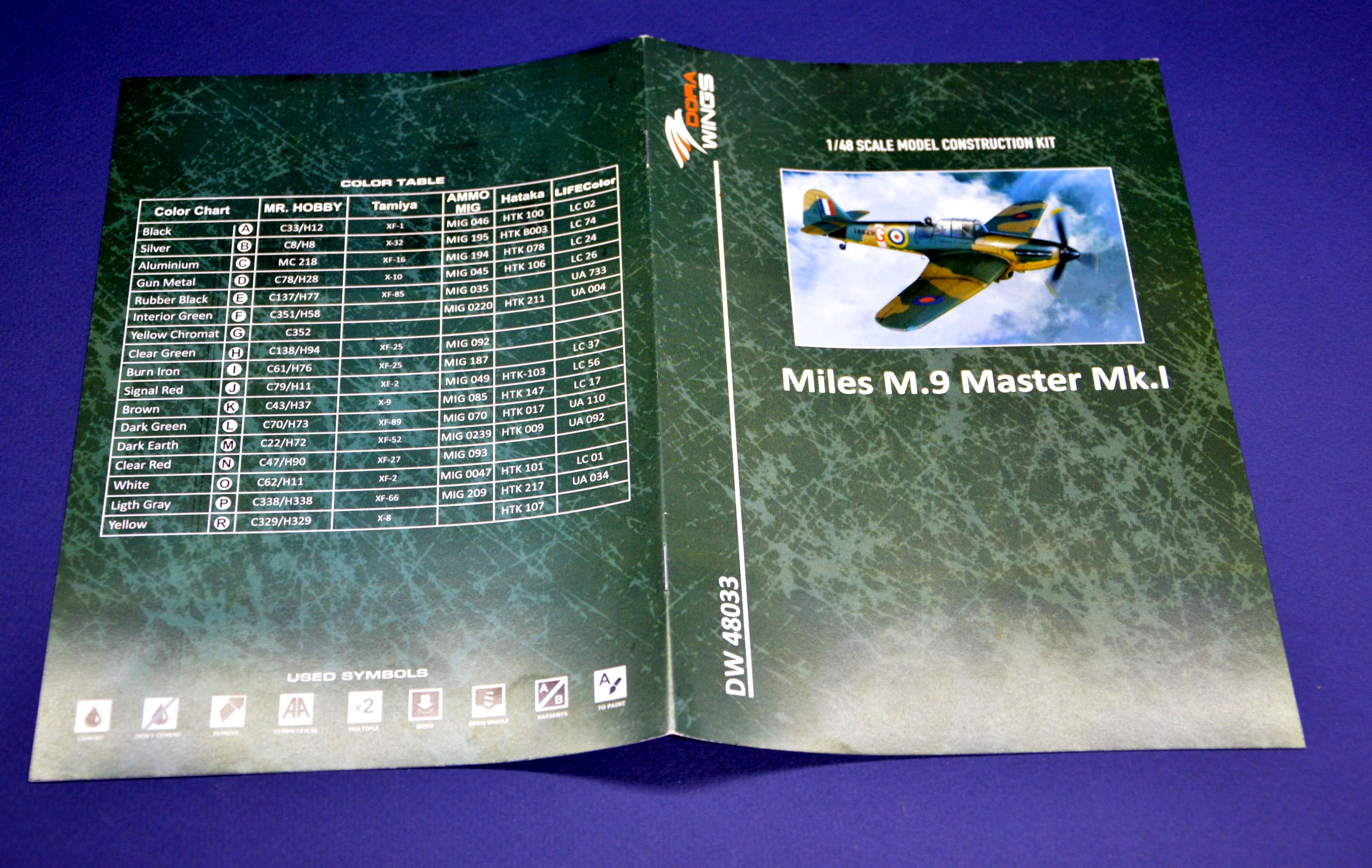 DW48033 Miles M.9 Master Mk. I Dora Wings