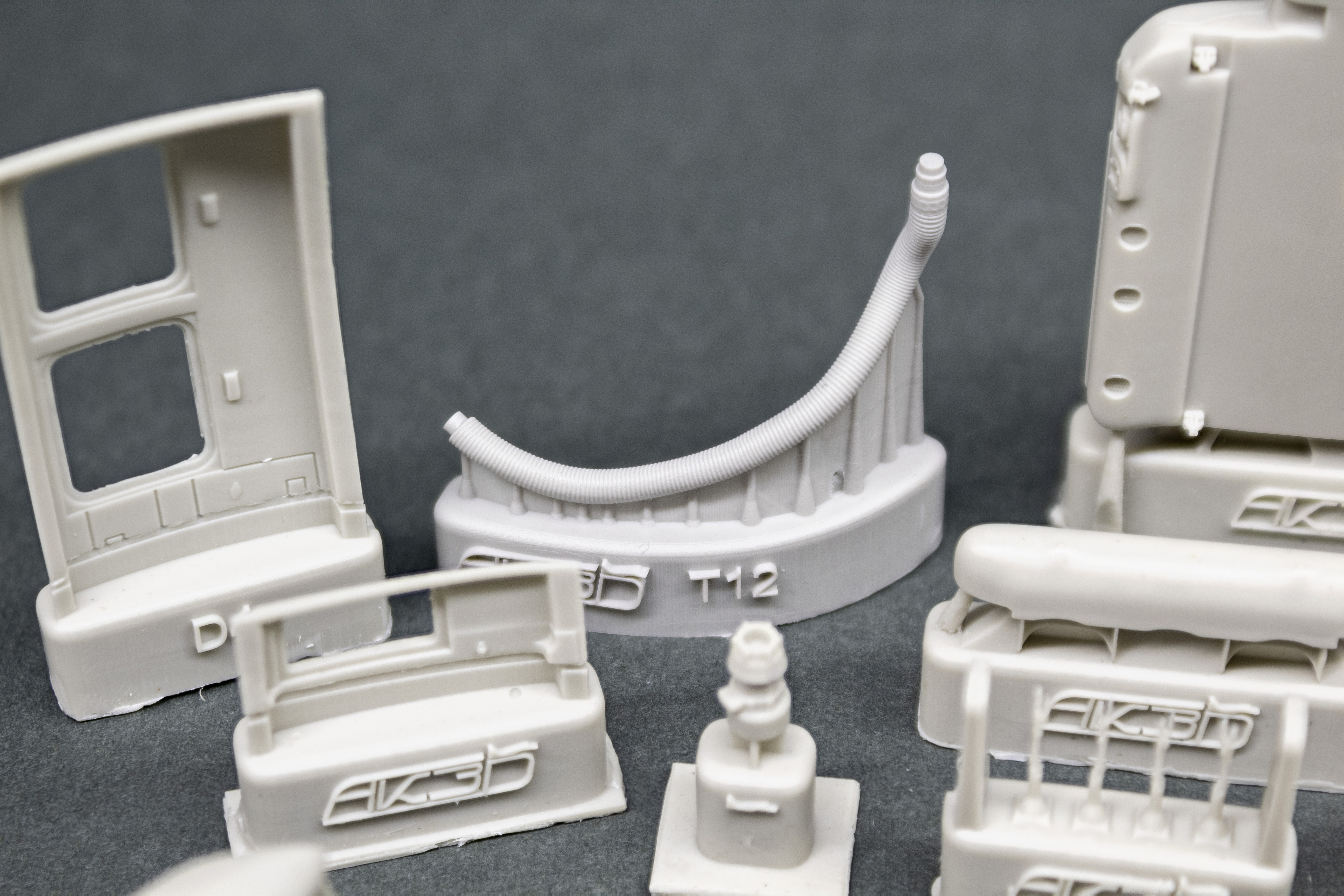 72-AE001 Bell 412 N302FD, набор детализации экстерьерa 1/72 AK3D models