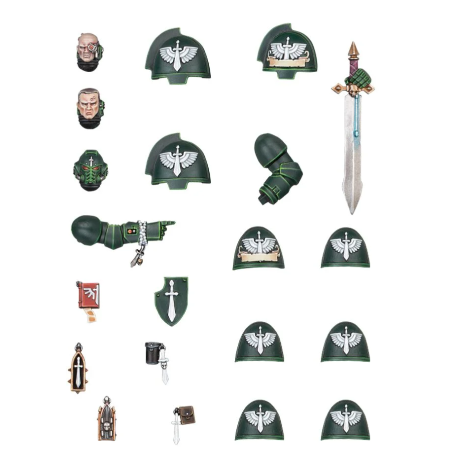 44-75GW Набор улучшений для Примарис Тёмных Ангелов (Dark Angels Primaris Upgrades)