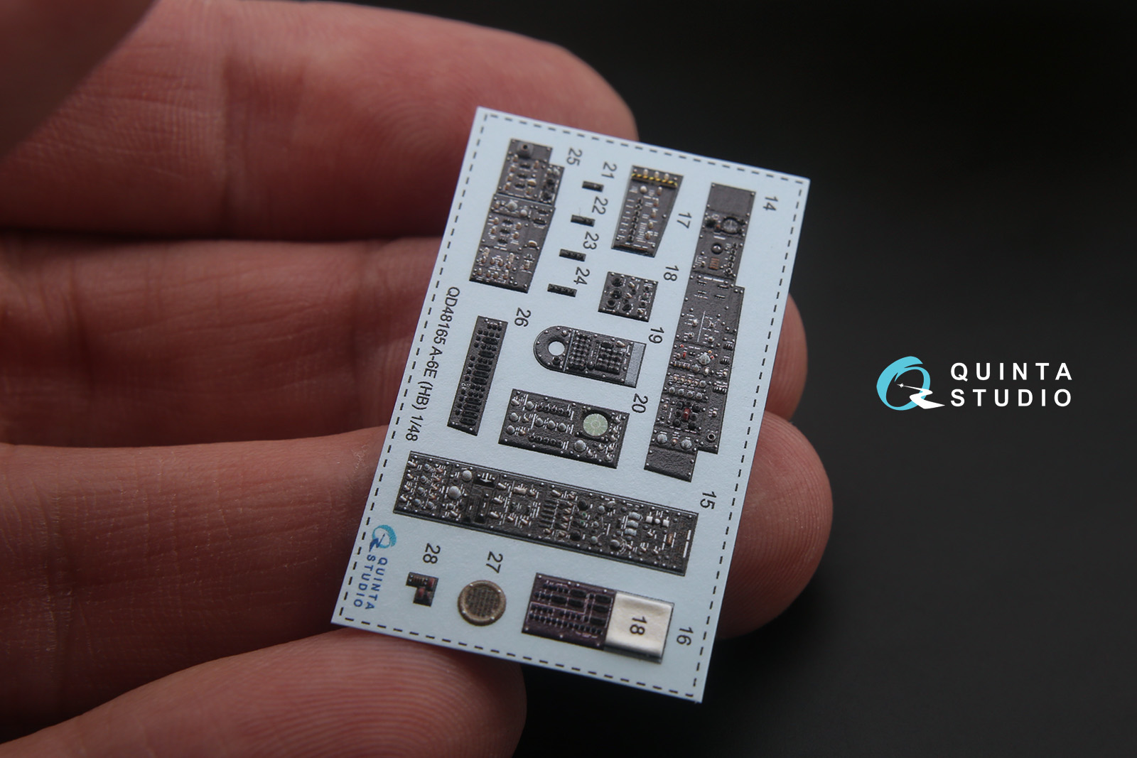 QD48165 3D Декаль интерьера кабины A-6E Intruder (для модели HobbyBoss)