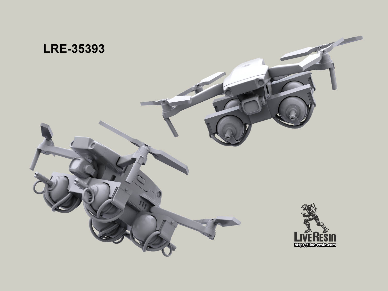 LRE35393 Дроны со сбросами - РГД-5, 6 шт в наборе (Не для свободной продажи) Live Resin