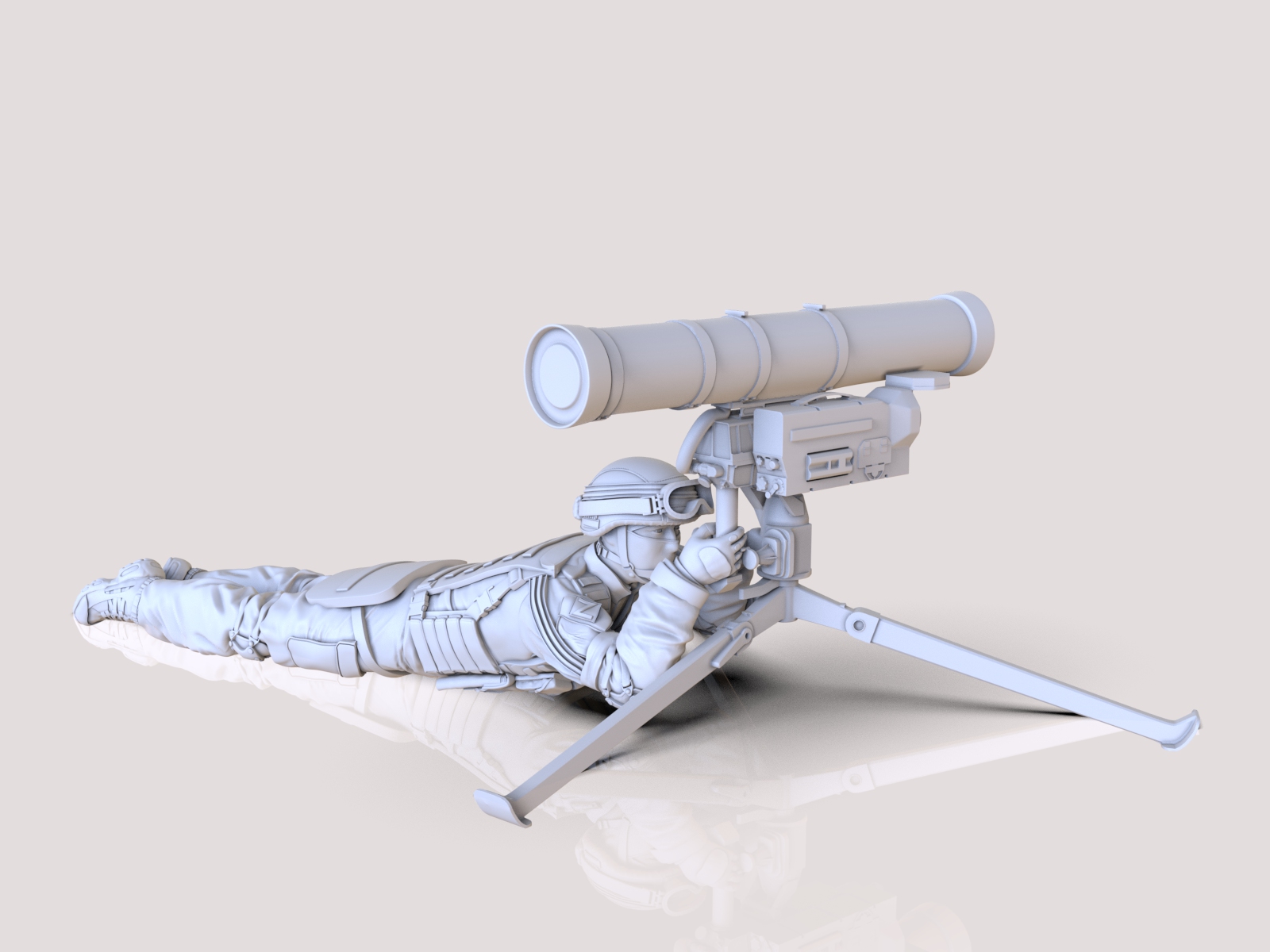 AM48193 Боец ВДВ РФ с комплектом «Корнет»