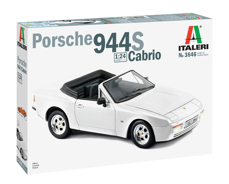 3646ИТ Автомобиль PORSCHE 944 S Cabrio (10013160/251219/0576192, ИТАЛИЯ ) Italeri