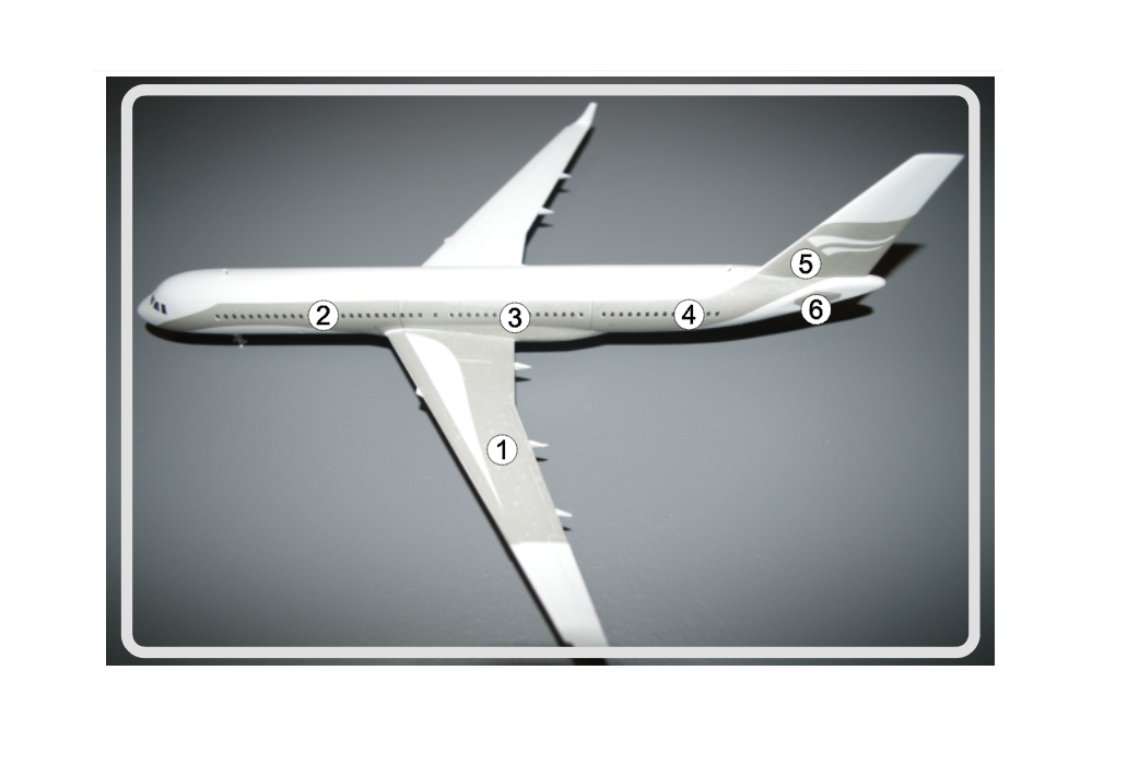 AM144118 Маска окрасочная выкраски красной ливреи Ту-204 Red Wings