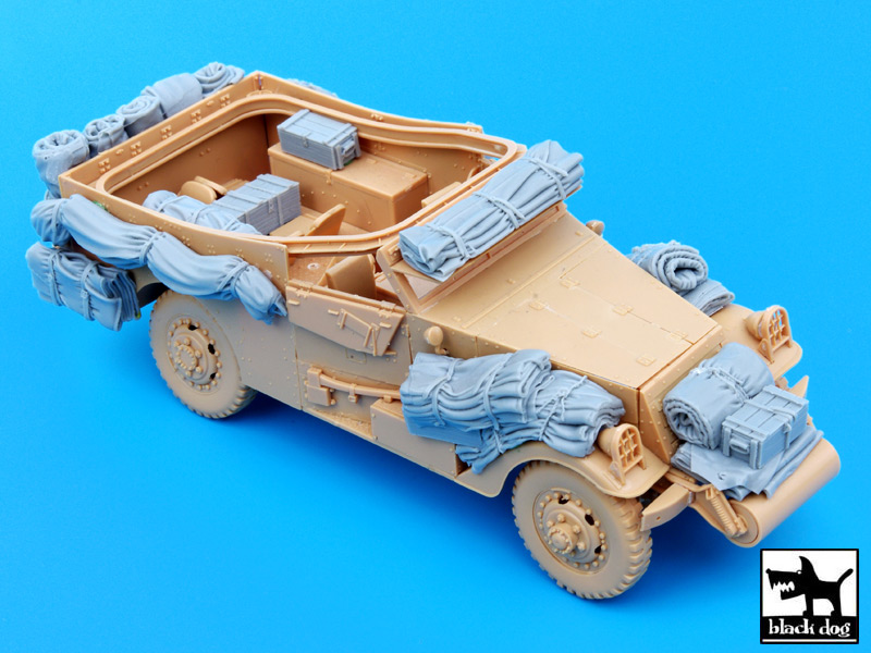 T35049 Конверсионный набор US M3A1 Scout Car for Hobby Boss (Black dog)