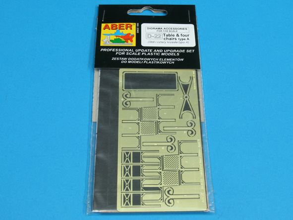 ABR-35-D-22  Дополнения для  Table & four chairs type A для  1/35