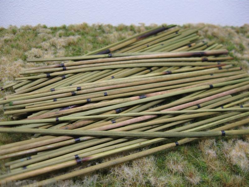 TREE03RIS Bamboo set 1 - Natural Bamboo, medium green