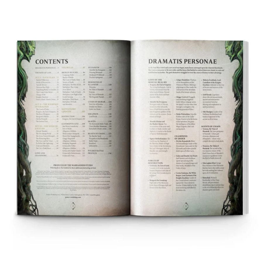 80-10GW Книга правил Разрушенные Миры. Крагнос (англ.) (Broken Realms: Kragnos (HB, Eng))