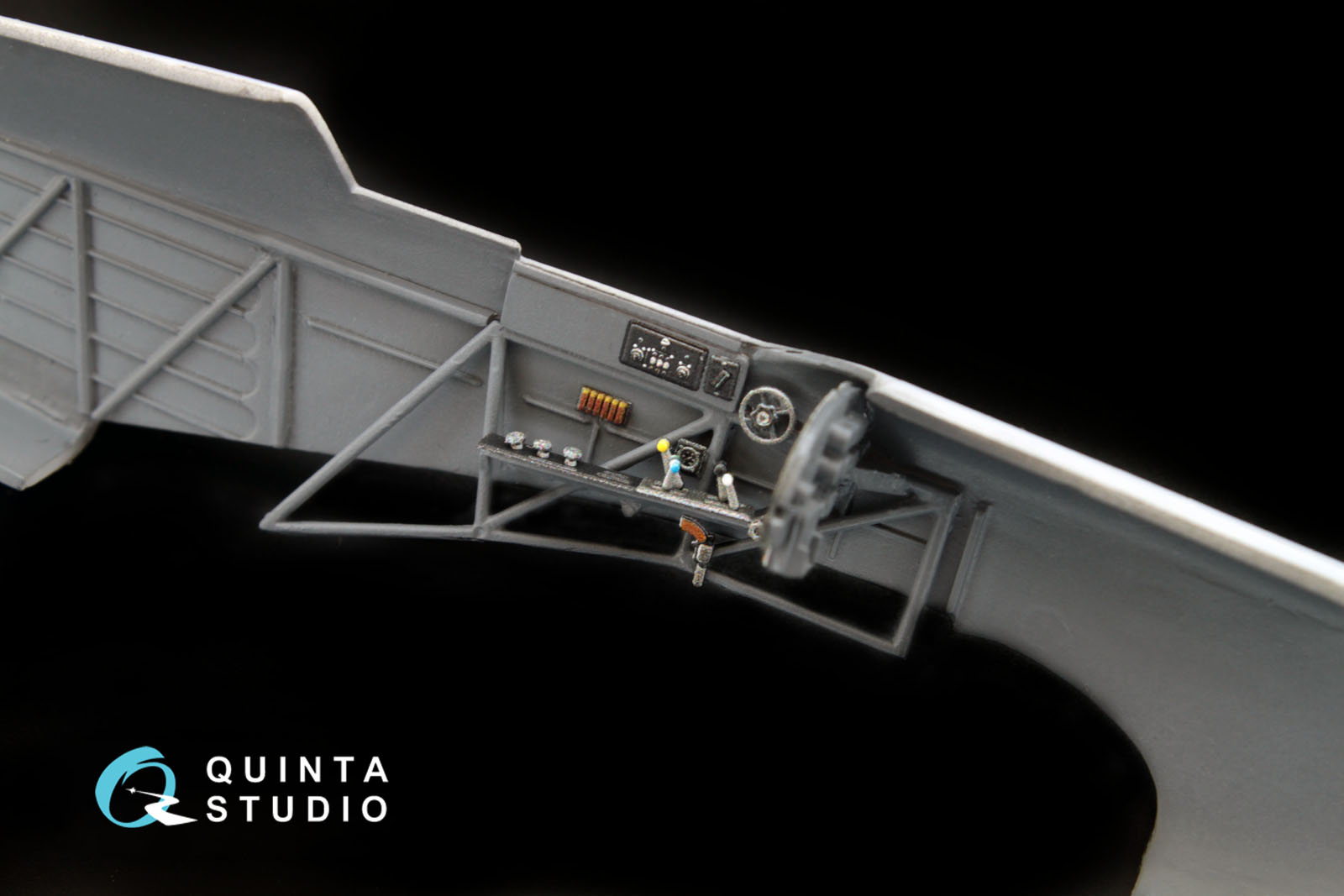 QD48002Pro 3D Декаль интерьера кабины Як-1 (ранние серии) (для модели Моделсвит/ЮФ)