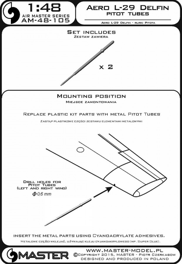 AM-48-105 ПВД для самолета Aero L-29 Delfin