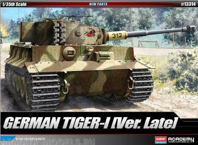 13314 Танк  Pz.Kpfw.VI Тигр I поздний выпуск Academy