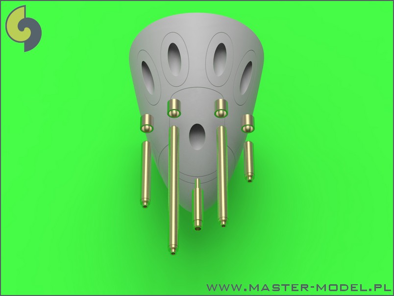 AM-32-087 P-38 Lightning - позднее вооружение (Браунинги 50-го калибра с закрытыми охлаждающими рубашками и 20-мм наконечники пушек)